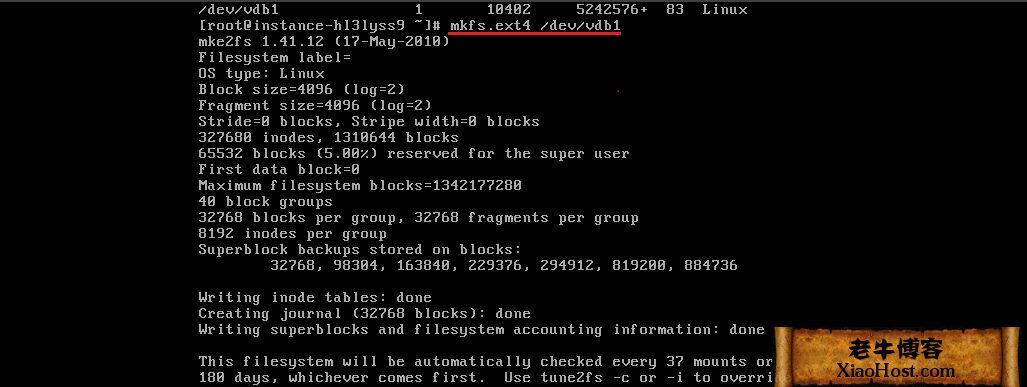 圖文教程:百度云主機BCC掛載云盤CDS